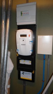 Verdeelinrichting in een benzinestation